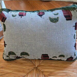 Warren Kimble "Barns" Pillow Like New